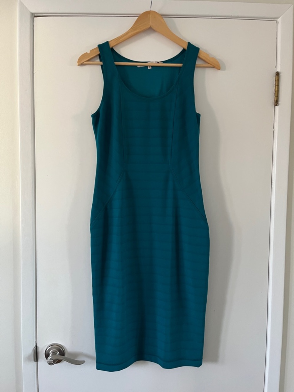Rachel Roy Teal Sleeveless Sheath Dress